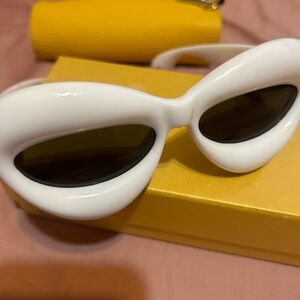 Loewe White Sunglasses